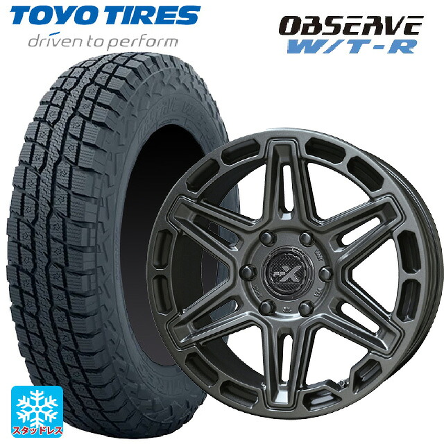 ミツビシ デリカD5(CV1系)用 225/70R16 102/99Q トーヨー オブザーブ W/T-R 共豊 PPX MK6 ステルスグレーメタリック 新品スタッドレスタイヤホイール 4本セット｜タイヤホイール専門店コニシタイヤ