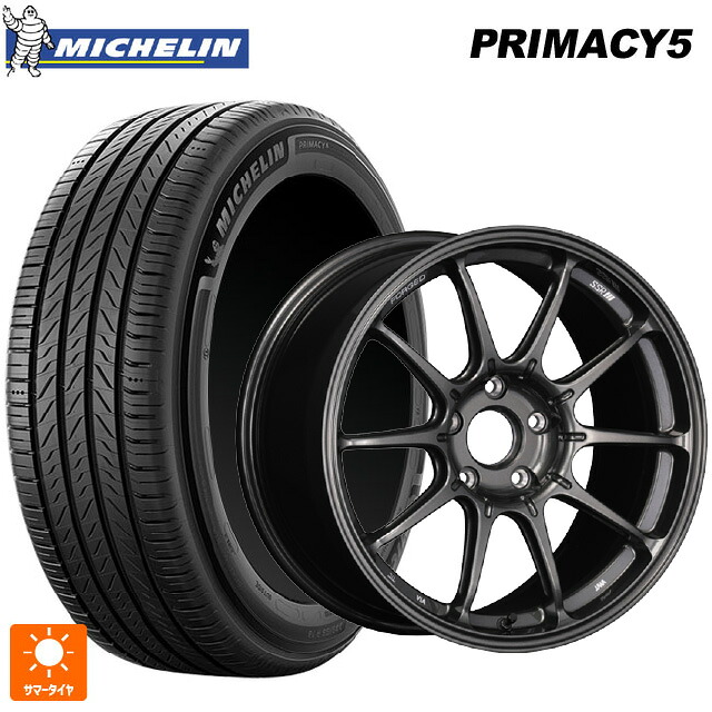 225/60R18 104V XL ミシュラン プライマシー5 正規品 タナベ SSR GT X01 フォージド GT ガンメタ 18-8.5J 国産車用 サマータイヤホイール4本セット｜タイヤホイール専門店コニシタイヤ