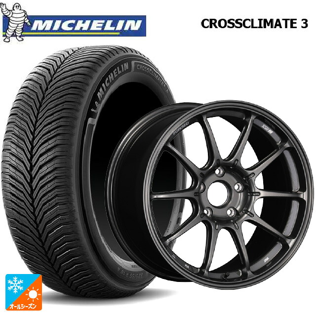 ホンダ シビック タイプR(FL5)用 265/35R18 97Y XL ミシュラン クロスクライメイト3 正規品 タナベ SSR GT X01 フォージド GT ガンメタ 新品オールシーズンタイヤホイール 4本セット｜タイヤホイール専門店コニシタイヤ