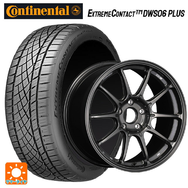 215/45R18 93Y XL コンチネンタル エクストリームコンタクト DWS06プラス 正規品 タナベ SSR GT X01 フォージド GT ガンメタ 18-8.5J 国産車用 サマータイヤホイール4本セット