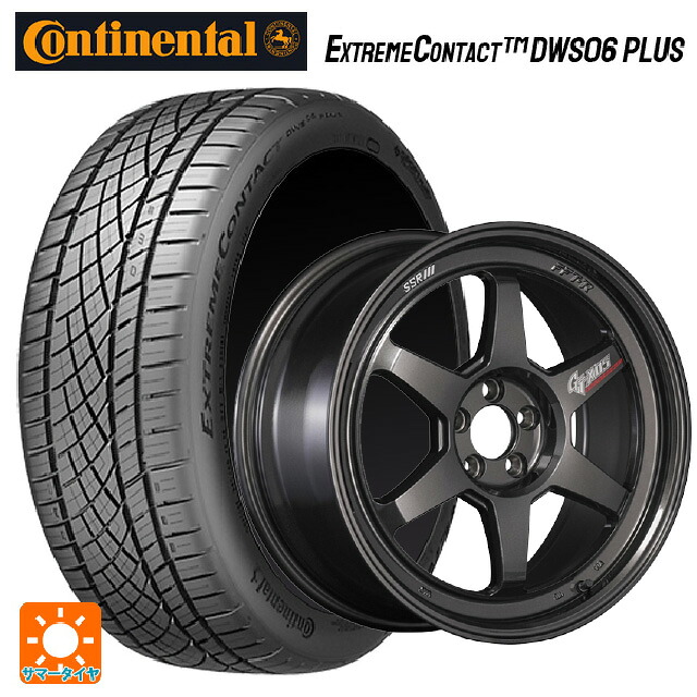 235/55R19 105W XL コンチネンタル エクストリームコンタクト DWS06プラス 正規品 タナベ SSR GT X05 DR エディション プリズムダークガンメタ 19-8.5J 国産車用 サマータイヤホイール4本セット|タイヤホイール専門店コニシタイヤ