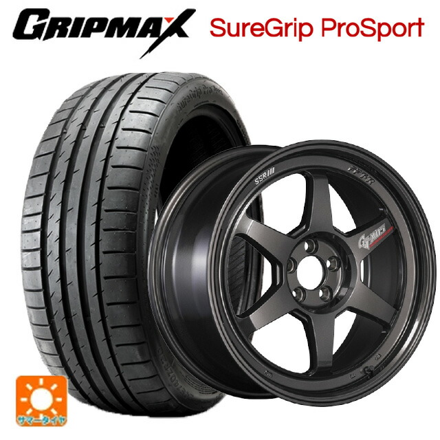 225/35R19 88Y XL グリップマックス シュアグリップ プロスポーツ ブラックレター タナベ SSR GT X05 DR エディション プリズムダークガンメタ 19-8.5J 国産車用 サマータイヤホイール4本セット｜タイヤホイール専門店コニシタイヤ