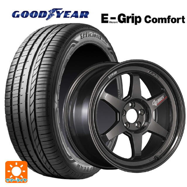 225/40R19 93W XL グッドイヤー エフィシェントグリップ コンフォート タナベ SSR GT X05 DR エディション プリズムダークガンメタ 19-8.5J 国産車用 サマータイヤホイール4本セット|タイヤホイール専門店コニシタイヤ