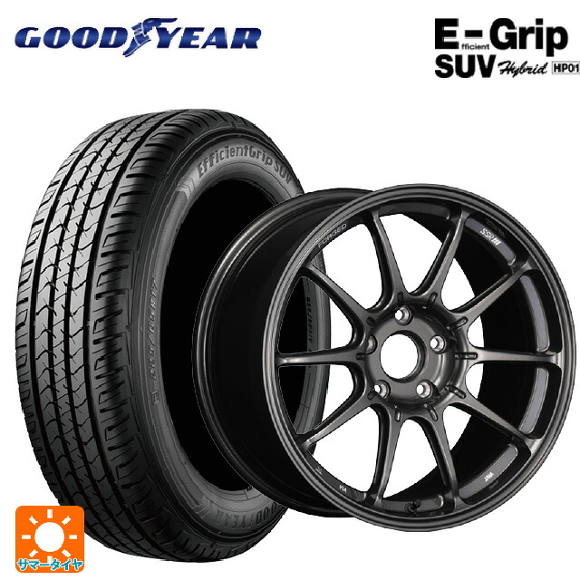 225/65R18 103H グッドイヤー エフィシェントグリップSUV HP01 タナベ SSR GT X01 フォージド GT ガンメタ 18-8.5J 国産車用 サマータイヤホイール4本セット