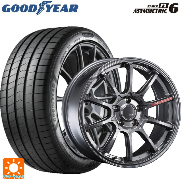 205/45R17 88Y XL グッドイヤー イーグル F1 アシメトリック6 タナベ SSR GT V05 グラファイトガンメタ 17-7J 国産車用 サマータイヤホイール4本セット