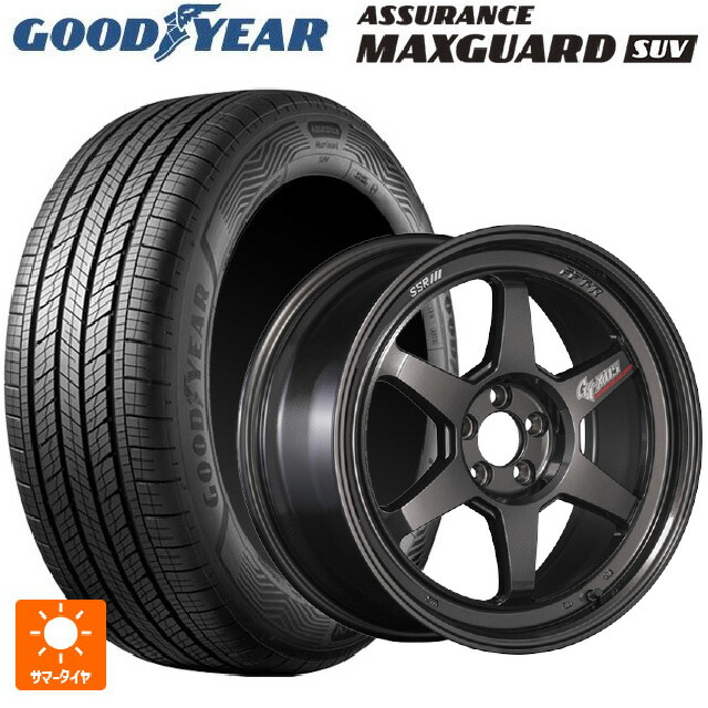215/50R18 92V グッドイヤー アシュアランス マックスガード SUV タナベ SSR GT X05 DR エディション プリズムダークガンメタ 18-7.5J 国産車用 サマータイヤホイール4本セット 139,810円