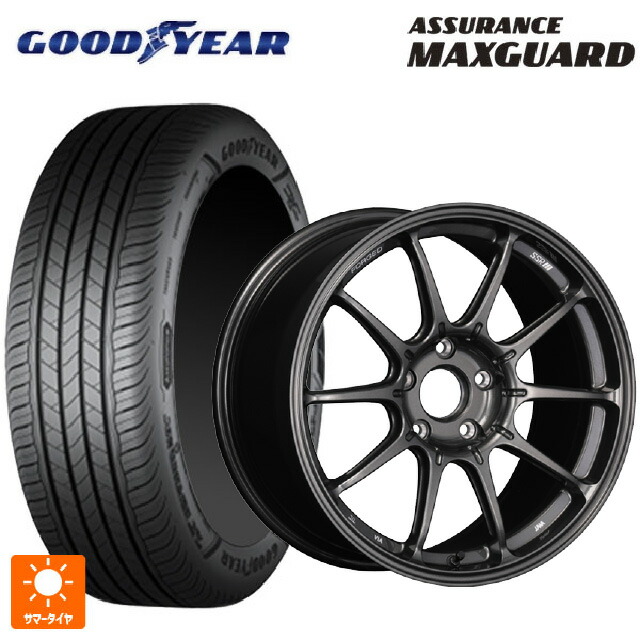 225/40R18 92W XL グッドイヤー アシュアランス マックスガード タナベ SSR GT X01 フォージド GT ガンメタ 18-8.5J 国産車用 サマータイヤホイール4本セット