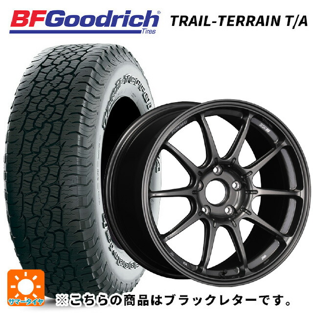 235/60R18 107H XL BFグッドリッチ トレイルテレーン T/A ブラックレター 正規品 タナベ SSR GT X01 フォージド GT ガンメタ 18-8.5J 国産車用 サマータイヤホイール4本セット