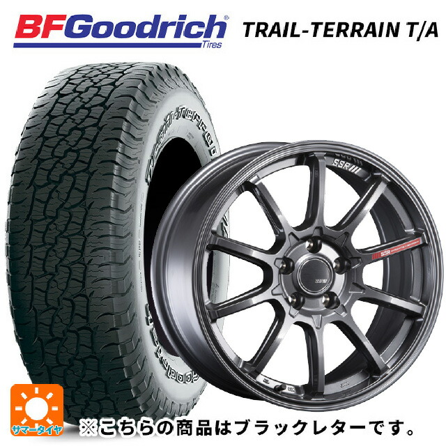 トヨタ bZ4X(11/15系)用 235/60R18 107H XL BFグッドリッチ トレイルテレーン T/A ブラックレター 正規品 タナベ SSR GT V05 グラファイトガンメタ 新品サマータイヤホイール 4本セット