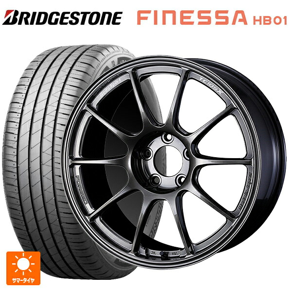トヨタ GRカローラ(4BA-GZEA14H)用 235/40R18 95W XL ブリヂストン フィネッサ HB01 正規品 # ウェッズ ウェッズスポーツ TC105X フォージド EJ-TITAN 新品サマータイヤホイール 4本セット