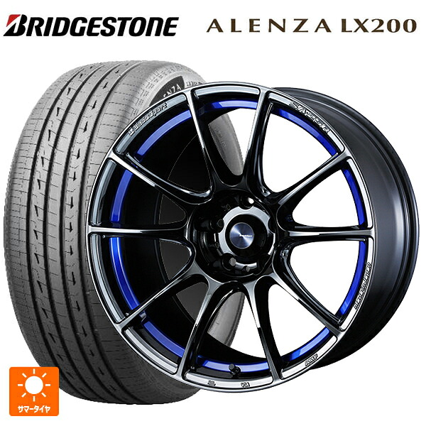 235/55R18 100V ブリヂストン アレンザLX200 正規品 # ウェッズ ウェッズスポーツ SA25R BLC2 18-8.5J 国産車用 サマータイヤホイール4本セット