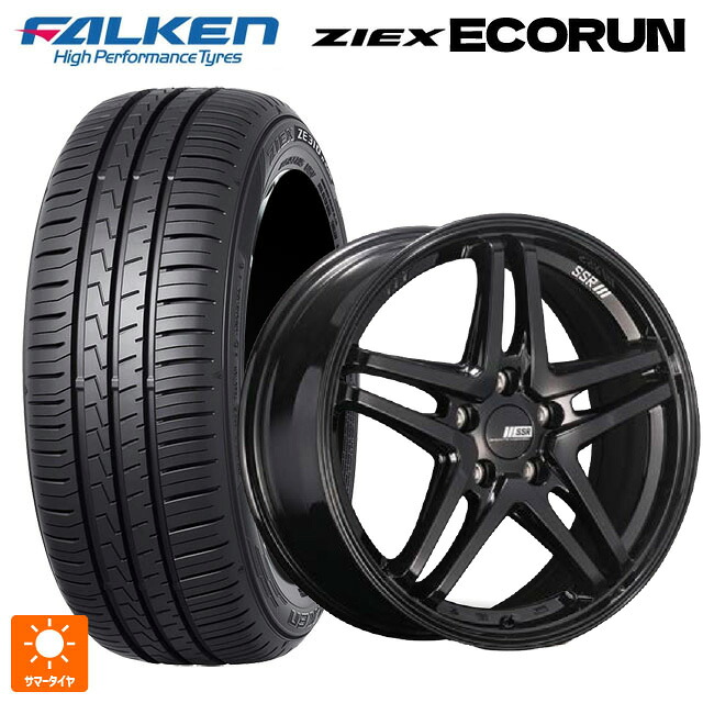 215/45R18 93W XL ファルケン ZE310R エコラン タナベ SSR GT V06 グロスブラック 18-7.5J 国産車用 サマータイヤホイール4本セット