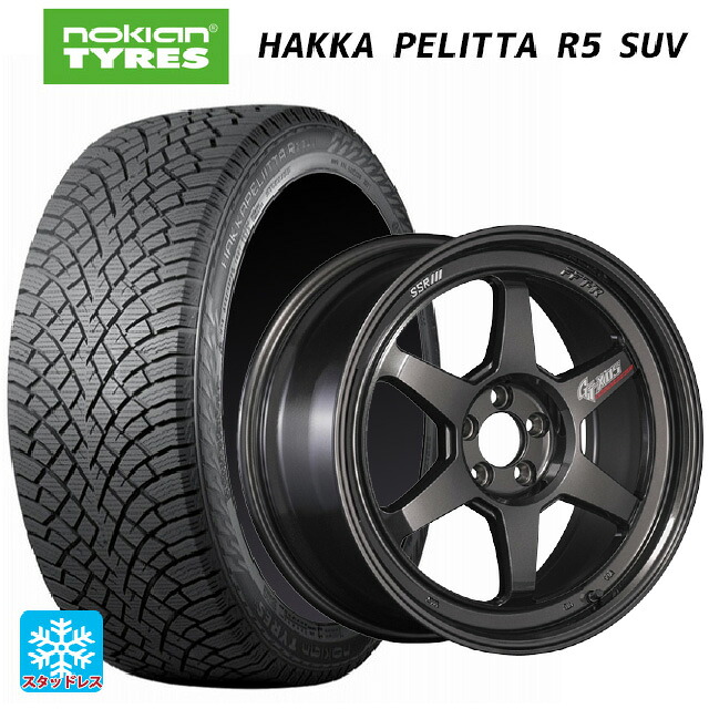 235/65R18 110R XL ノキアン ハッカペリッタR5 SUV タナベ SSR GT X05 DR エディション プリズムダークガンメタ 18-8.5J 国産車用 スタッドレスタイヤホイール4本セット