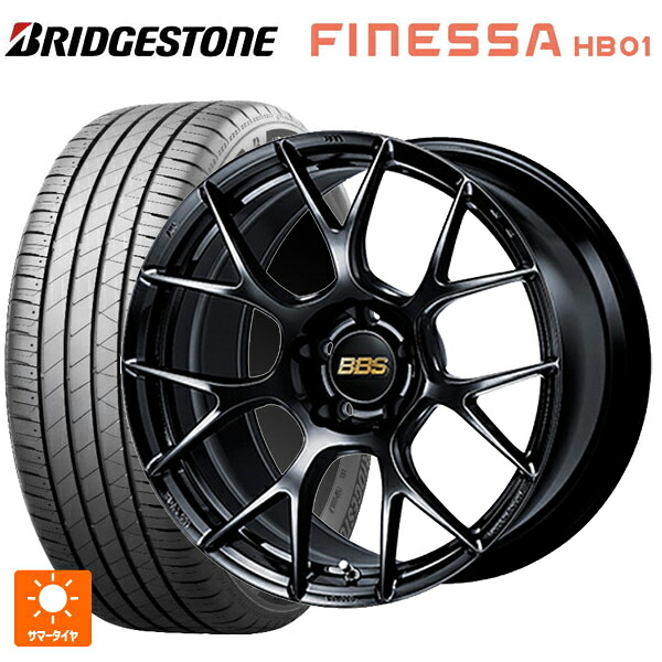 トヨタ GR86(ZN8)用 225/40R18 92W XL ブリヂストン フィネッサ HB01 正規品 # BBS RE-V7 BK 新品サマータイヤホイール 4本セット