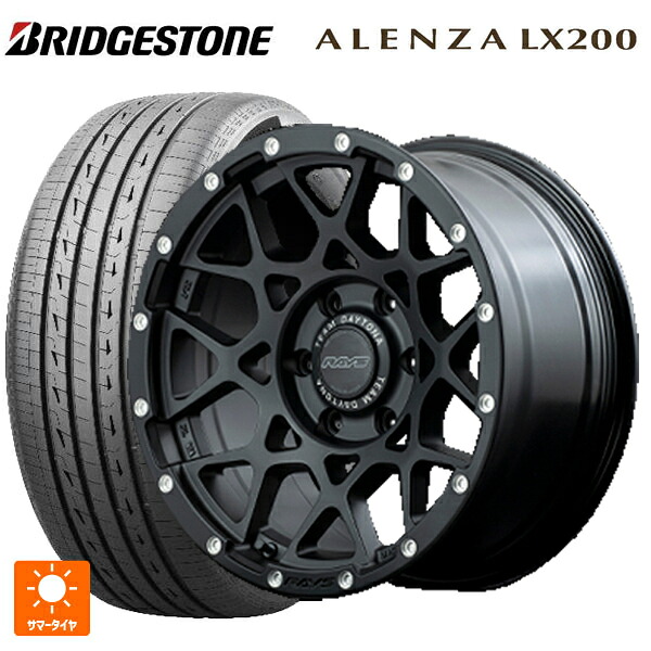 265/65R17 112H ブリヂストン アレンザLX200 正規品 # レイズ チームデイトナ M8 N2 17-8.5J 国産車用 サマータイヤホイール4本セット
