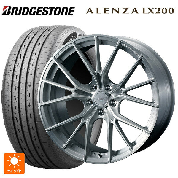 235/55R19 105W XL ブリヂストン アレンザLX200 正規品 # ウェッズ エフゼロ FZ-1 BRUSHED 19-8J 国産車用 サマータイヤホイール4本セット 234,630円