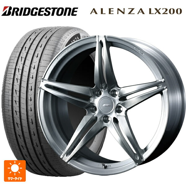 235/55R19 105W XL ブリヂストン アレンザLX200 正規品 # ウェッズ エフゼロ FZ-3 BRUSHED 19-8J 国産車用 サマータイヤホイール4本セット 234,630円