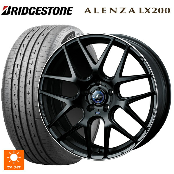 トヨタ ハリアー(80系)用 225/60R18 100H ブリヂストン アレンザLX200 正規品 # ウェッズ レオニス ナヴィア06 MBP 新品サマータイヤホイール 4本セット|タイヤホイール専門店コニシタイヤ