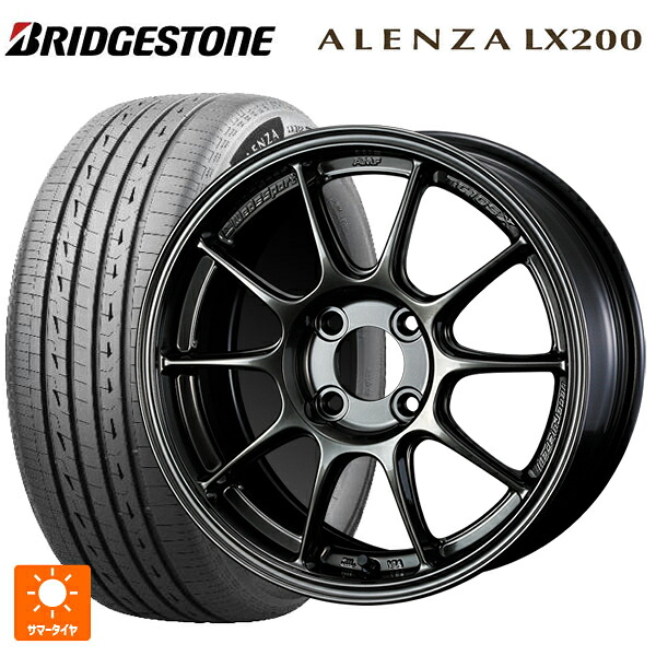 215/70R16 100H ブリヂストン アレンザLX200 正規品 # ウェッズ ウェッズスポーツ TC105X EJ-TITAN 16-7J 国産車用 サマータイヤホイール4本セット
