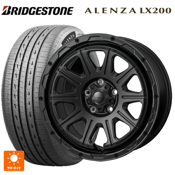 215/70R16 100H ブリヂストン アレンザLX200 正規品 # ジャパン三陽 ハイブロック レグルス サテンブラック 16-7J 国産車用 サマータイヤホイール4本セット｜タイヤホイール専門店コニシタイヤ