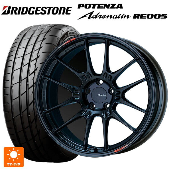 トヨタ アルファード(30系)用 235/50R18 101Y XL ブリヂストン ポテンザ アドレナリン RE005 正規品 エンケイ レーシング GTC02 マットブラック 新品サマータイヤホイール 4本セット|タイヤホイール専門店コニシタイヤ