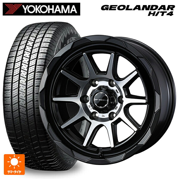 265/60R18 114H XL ヨコハマ ジオランダー HT4 G062 正規品 ウェッズ マッドヴァンス06 マットブラックポリッシュ 18-8J 国産車用 サマータイヤホイール4本セット
