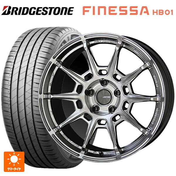 245/40R18 97W XL ブリヂストン フィネッサ HB01 正規品 # 共豊 ガレルナ レフィーノ made by エンケイ HS 18-8J 国産車用 サマータイヤホイール4本セット