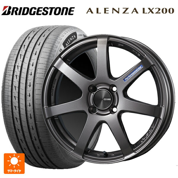 215/70R16 100H ブリヂストン アレンザLX200 正規品 # エンケイ パフォーマンスライン PF07 DS 16-6.5J 国産車用 サマータイヤホイール4本セット