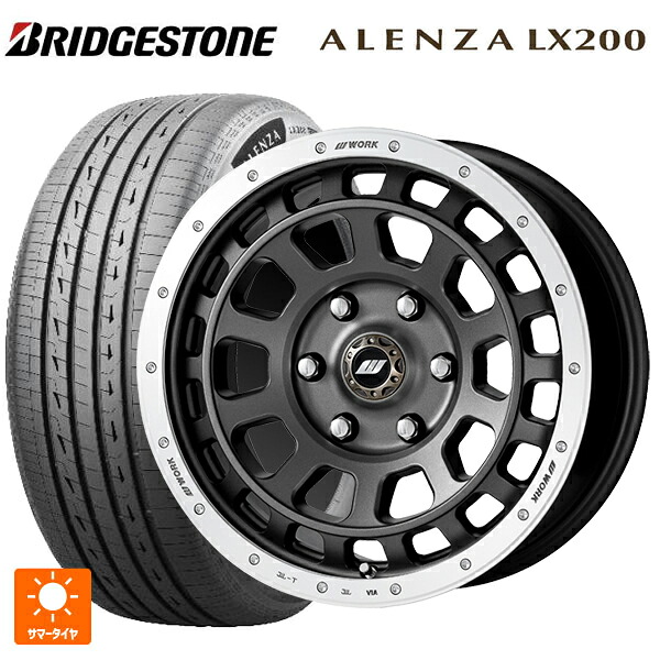 在庫有 265/65R17 112H ブリヂストン アレンザLX200 正規品 # ワーク クラッグ ティーグラビッツ # MGMRC 17-8J 国産車用 サマータイヤホイール4本セット