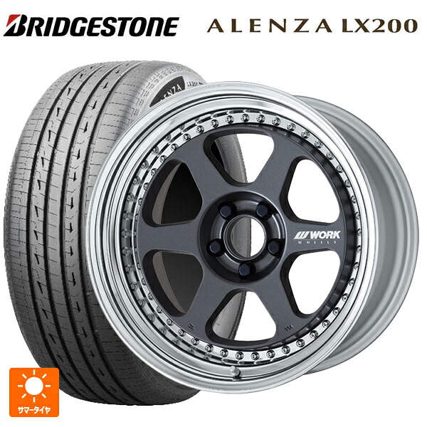 トヨタ ハリアー(80系)用 225/55R19 99V ブリヂストン アレンザLX200 正規品 # ワーク マイスター L1 3ピース MGM 新品サマータイヤホイール 4本セット|タイヤホイール専門店コニシタイヤ