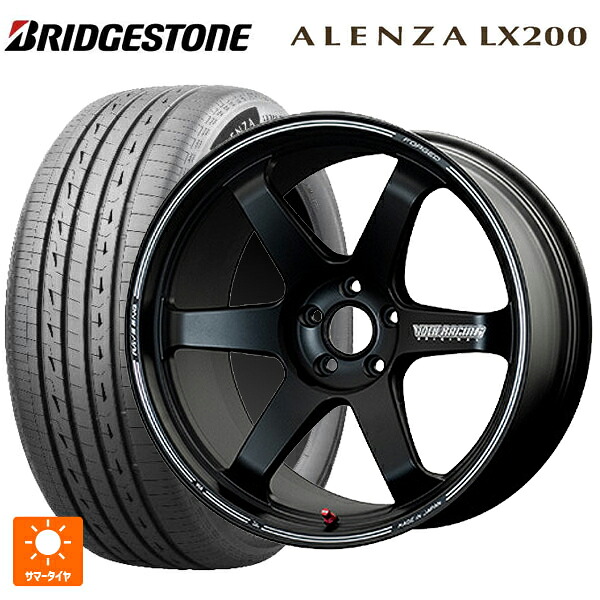 225/55R19 99V ブリヂストン アレンザLX200 正規品 # レイズ ボルクレーシング TE37ウルトラ トラックエディション2 BC 19-8.5J 国産車用 サマータイヤホイール4本セット｜タイヤホイール専門店コニシタイヤ
