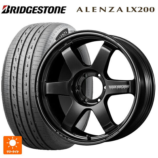 265/60R18 110V ブリヂストン アレンザLX200 正規品 # レイズ ボルクレーシング TE37ウルトラ ラージPCD MM 18-9J 国産車用 サマータイヤホイール4本セット