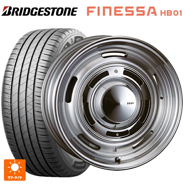 225/55R18 102V XL ブリヂストン フィネッサ HB01 正規品 # クリムソン ディーン クロスカントリー バーニッシュグレー 18-8J 国産車用 サマータイヤホイール4本セット|タイヤホイール専門店コニシタイヤ