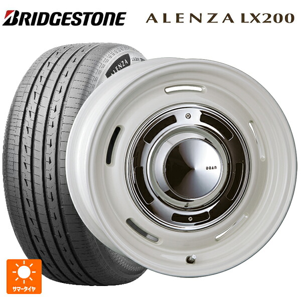 265/65R17 112H ブリヂストン アレンザLX200 正規品 # クリムソン ディーン クロスカントリー マーガレットホワイト 17-8J 国産車用 サマータイヤホイール4本セット 143,950円