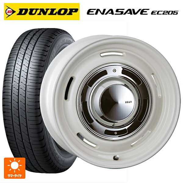 215/50R18 92V ダンロップ エナセーブEC205 クリムソン ディーン クロスカントリー マーガレットホワイト 18-8J 国産車用 サマータイヤホイール4本セット 143,605円