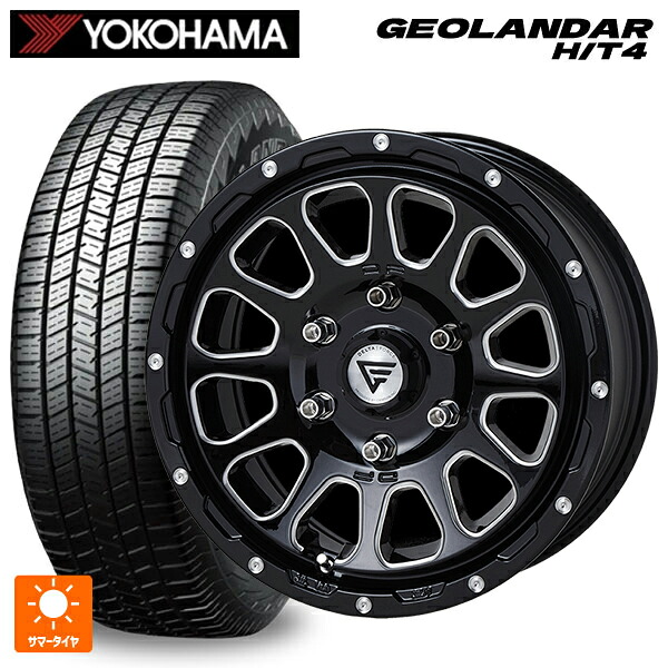 トヨタ ランドクルーザーFJ(240系)用 265/65R17 116T XL ヨコハマ ジオランダー HT4 G062 正規品 エクシズルライン デルタフォース オーバル ブラックマシニング 新品サマータイヤホイール 4本セット｜タイヤホイール専門店コニシタイヤ