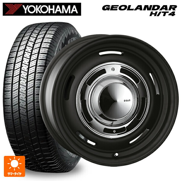 265/70R17 116H XL ヨコハマ ジオランダー HT4 G062 正規品 クリムソン ディーン クロスカントリー マットブラック 17-8J 国産車用 サマータイヤホイール4本セット