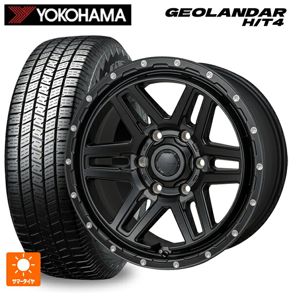 265/65R17 116T XL ヨコハマ ジオランダー HT4 G062 正規品 ジャパン三陽 ハイブロック エルデ Satin Black/Milling 17-8J 国産車用 サマータイヤホイール4本セット|タイヤホイール専門店コニシタイヤ