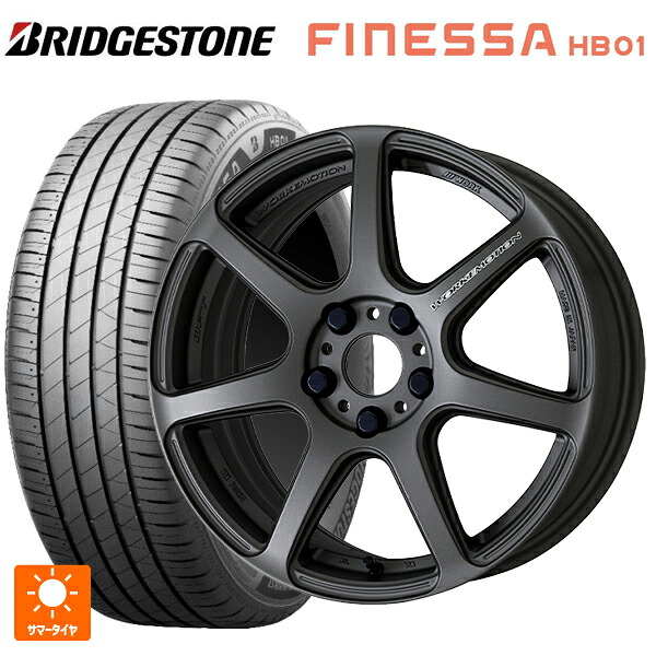 トヨタ GRカローラ(4BA-GZEA14H)用 235/40R18 95W XL ブリヂストン フィネッサ HB01 正規品 # ワーク エモーション T7R MGM 新品サマータイヤホイール 4本セット