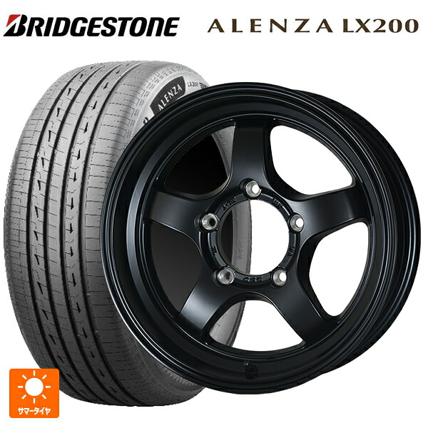 215/70R16 100H ブリヂストン アレンザLX200 正規品 # ドゥオール CST ゼロワンハイパー S 鋳出しロゴ FBK 16-5.5J 国産車用 サマータイヤホイール4本セット