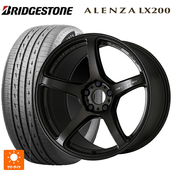 225/60R18 100H ブリヂストン アレンザLX200 正規品 # ワーク エモーション T5R MGK 18-7.5J 国産車用 サマータイヤホイール4本セット 132,880円