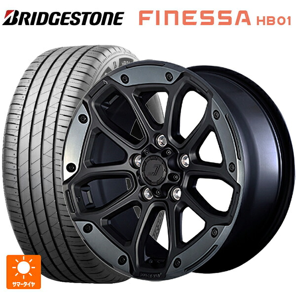 215/50R17 95V XL ブリヂストン フィネッサ HB01 正規品 # ジェップセン MJCR216 フラットブラック/TMC 17-8J 国産車用 サマータイヤホイール4本セット 285,670円