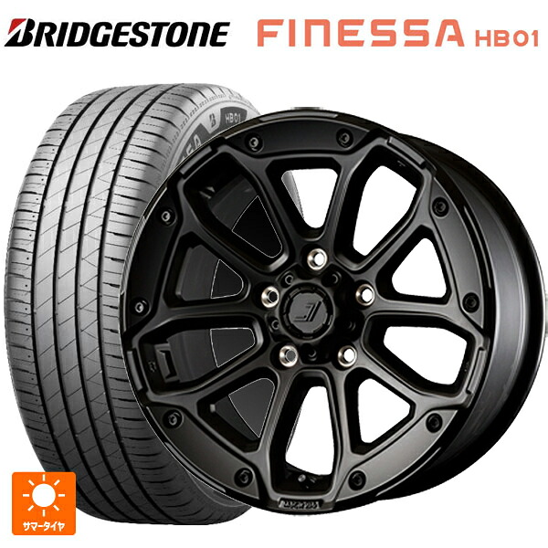 215/50R17 95V XL ブリヂストン フィネッサ HB01 正規品 # ジェップセン MJCR216 ステルスブラック 17-8J 国産車用 サマータイヤホイール4本セット 285,670円