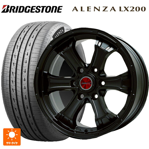 265/60R18 110V ブリヂストン アレンザLX200 正規品 # ビックウェイ ビーマッド ケー MB 18-8J 国産車用 サマータイヤホイール4本セット