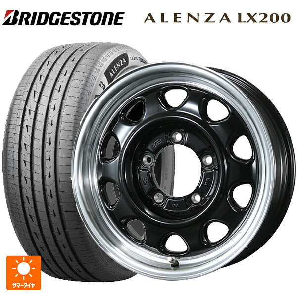 215/70R16 100H ブリヂストン アレンザLX200 正規品 # トピー ランドフット SWZ グロスブラックリムポリッシュ 16-5.5J 国産車用 サマータイヤホイール4本セット