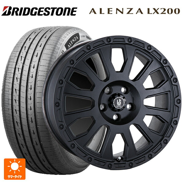 225/65R17 102H ブリヂストン アレンザLX200 正規品 # 阿部商会 ラ･ストラーダ アベンチュラ WB 17-7J 国産車用 サマータイヤホイール4本セット｜タイヤホイール専門店コニシタイヤ