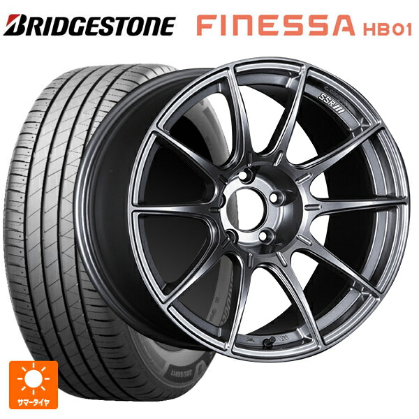 スバル レヴォーグ(VN系)用 245/40R18 97W XL ブリヂストン フィネッサ HB01 正規品 タナベ SSR GT X01 ダークシルバー 新品サマータイヤホイール 4本セット|タイヤホイール専門店コニシタイヤ