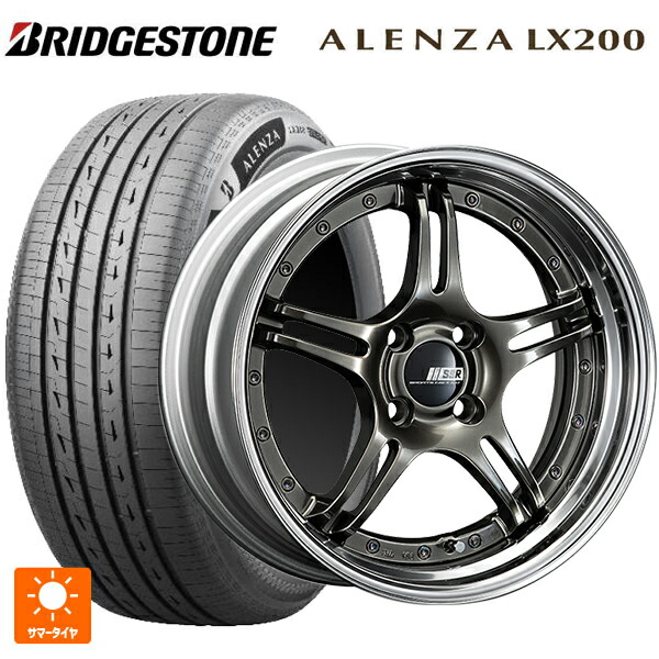 225/60R18 100H ブリヂストン アレンザLX200 正規品 # タナベ SSR プロフェッサー SPX ハイメタルブロンズ 18-7J 国産車用 サマータイヤホイール4本セット