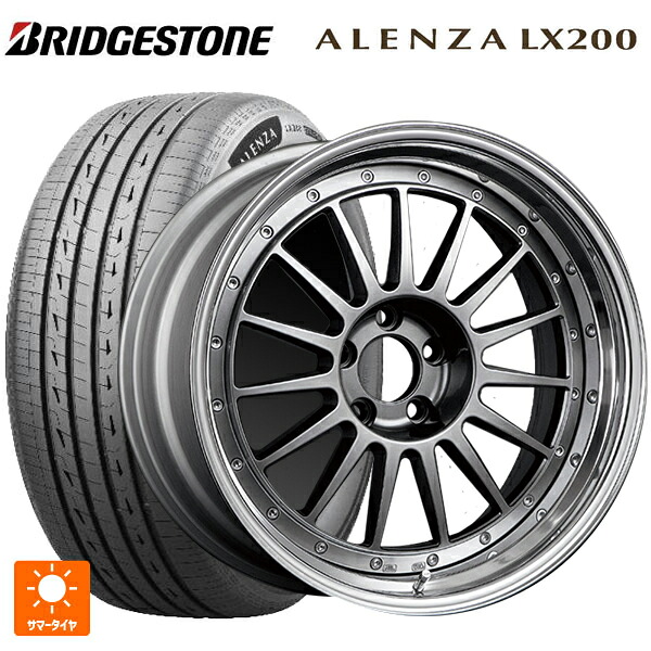 235/60R18 107H XL ブリヂストン アレンザLX200 正規品 # タナベ SSR プロフェッサー TF1 チタンシルバー 18-8J 国産車用 サマータイヤホイール4本セット｜タイヤホイール専門店コニシタイヤ