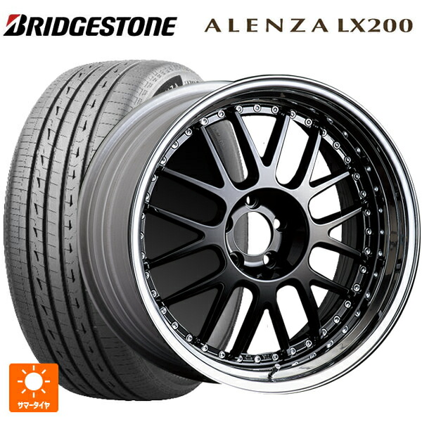 235/60R18 107H XL ブリヂストン アレンザLX200 正規品 # タナベ SSR プロフェッサー MS1 ブラック 18-8J 国産車用 サマータイヤホイール4本セット|タイヤホイール専門店コニシタイヤ